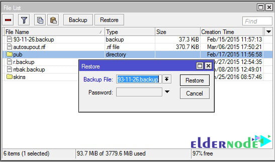 Чем открыть backup mikrotik