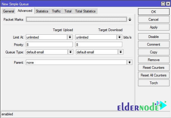 controle de banda no mikrotik