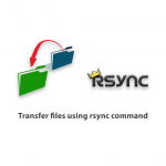 How to transfer files using rsync command