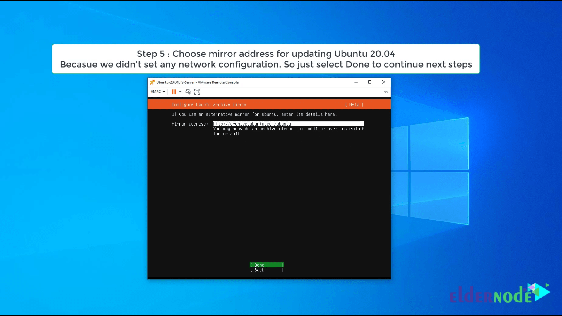 Install Ubuntu 20.04 LTS on vmware-5