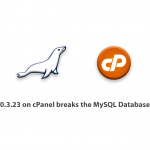 MariaDB 10.3.23 on cPanel breaks the MySQL Databases interface