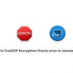 Fix CredSSP Encryption Oracle error in remote