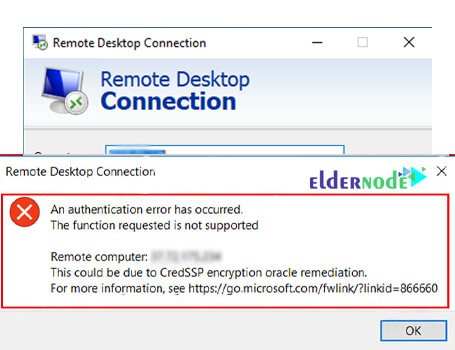 Fix CredSSP Encryption Oracle error in remote
