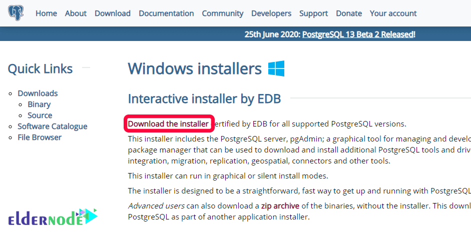 PostgreSQL installation tutorial on Windows Server 2016-1