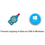 Prevent copying of data on USB in Windows 10