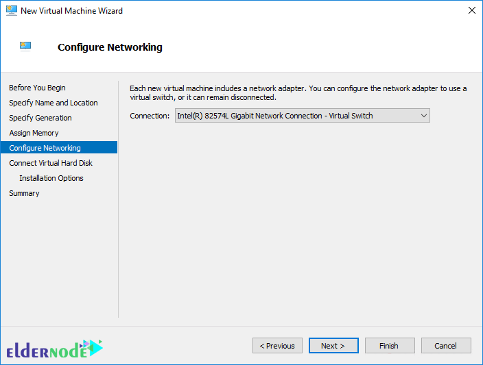 network card configuration in Windows Server 2019