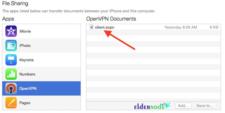 Installing OpenVPN connection