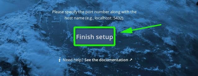 owncloud setup finished on debian 10