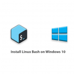 How to install Linux Bash on Windows 10