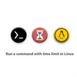 How to run a command with time limit in Linux