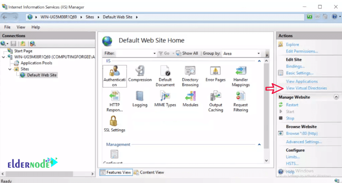 Virtual Directory on Windows IIS Server