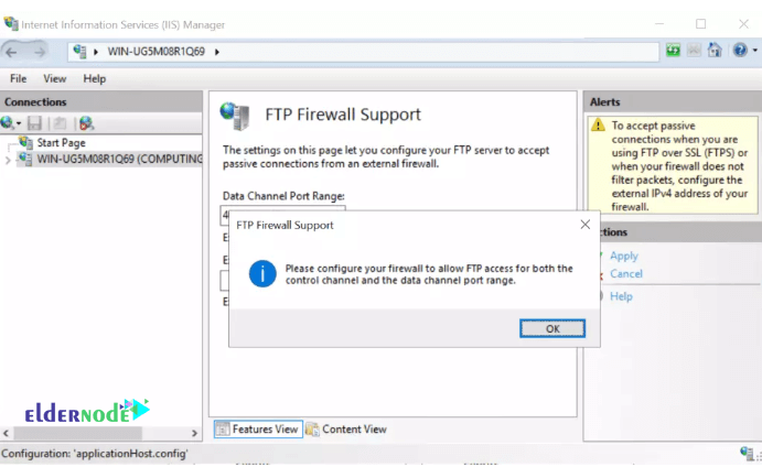 configure windows ftp server