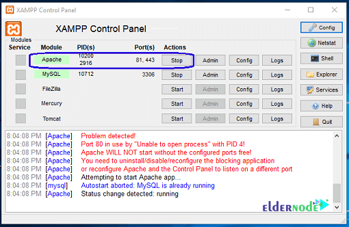 configure xampp on windows 10-6