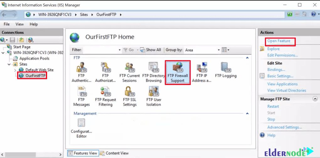 how to add ftp site on windows server-12