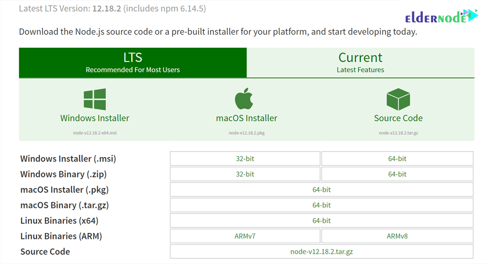 install node js windows 10