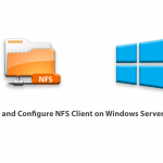 How to Install and Configure NFS Client on Windows Server 2019