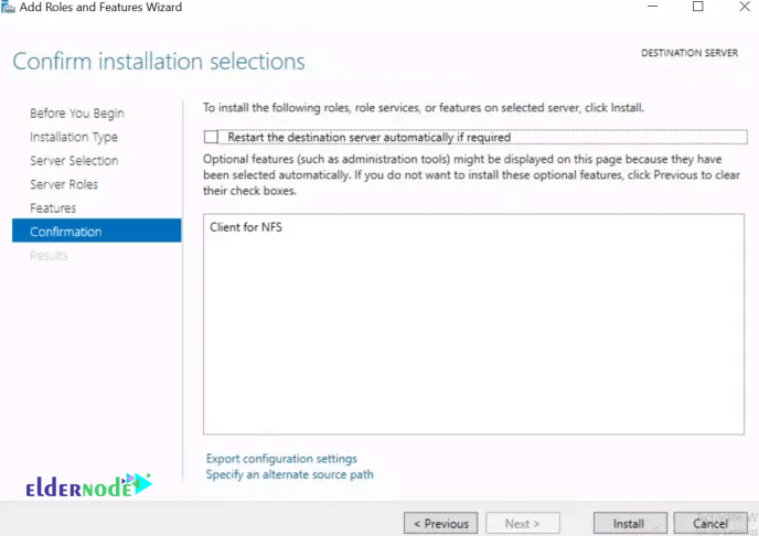 How to Install and Configure NFS Client on Windows Server 2019