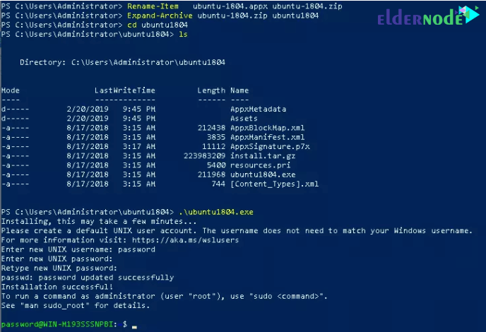 How to Run Linux with WSL on Windows Server 2019