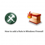 How to add a Rule in Windows Firewall