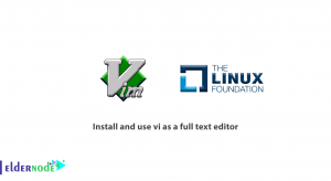 How to install and use vi as a full text editor