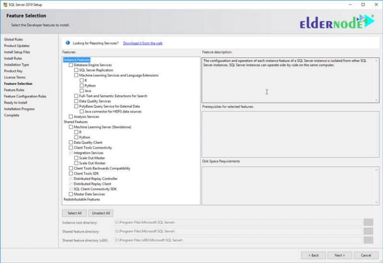 Introducing various SQL Server Services - Eldernode Blog