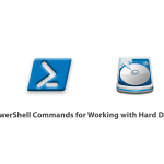 PowerShell commands for working with hard disk