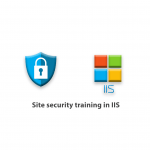 Site security training in IIS