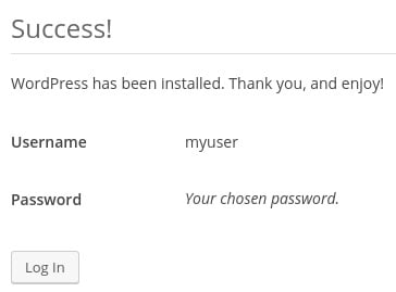 Ask to login to wordpress
