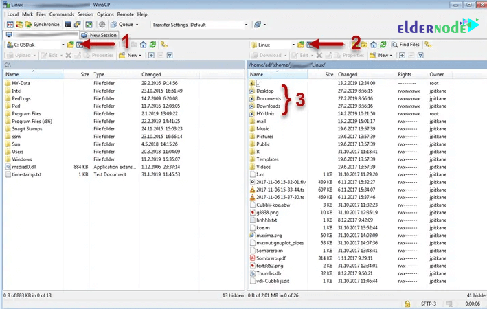 how to export winscp config