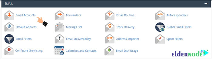 Connect to email via Cpanel