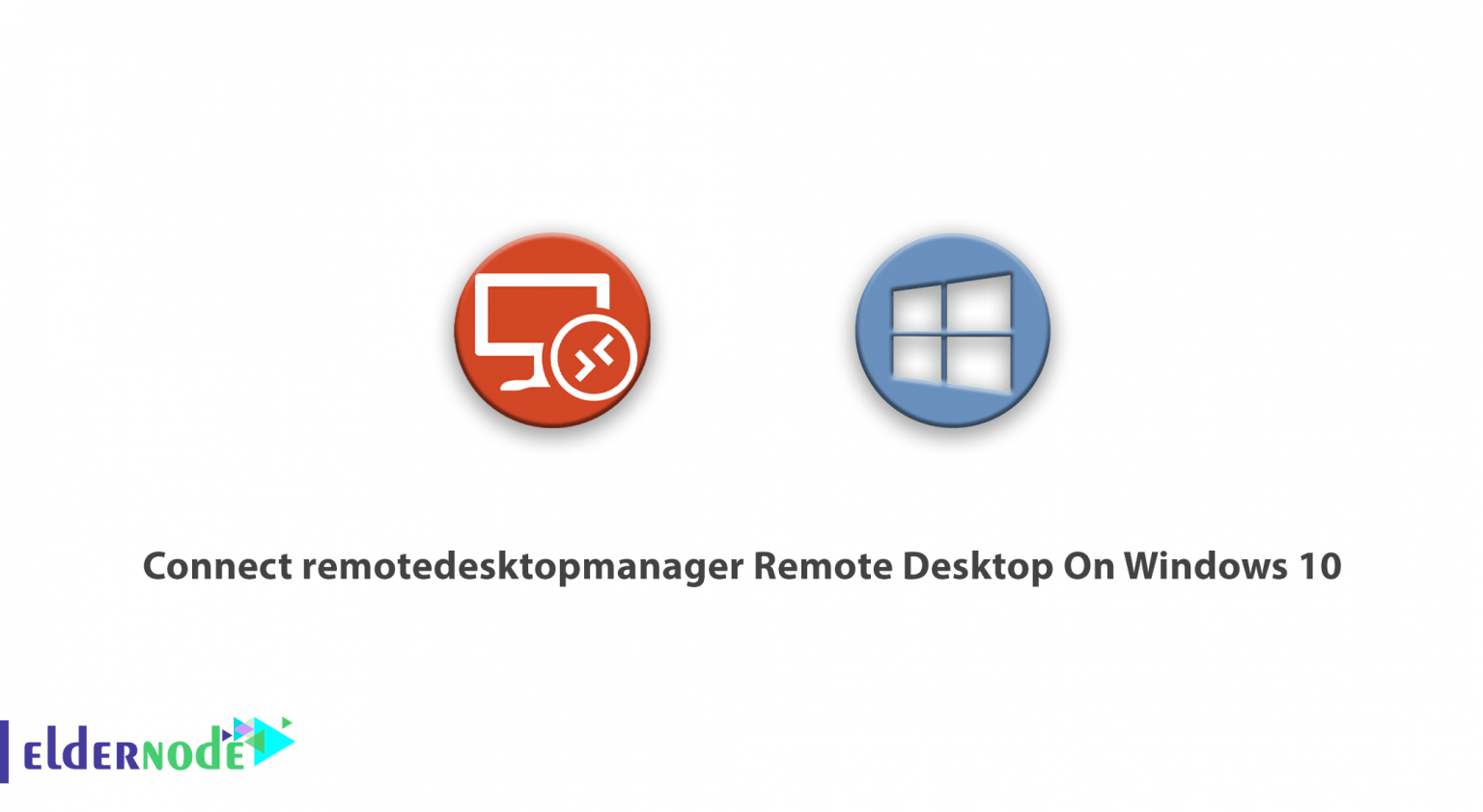 how to open remote desktop manager in windows 10