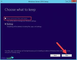 How to upgrade Windows Server 2012 to 2016 - Eldernode Blog