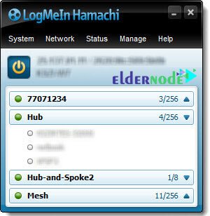 LogMeIn-Hamachi-connected users
