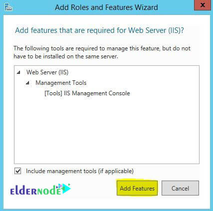 add features in server manager