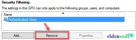 security filtering in Active Directory