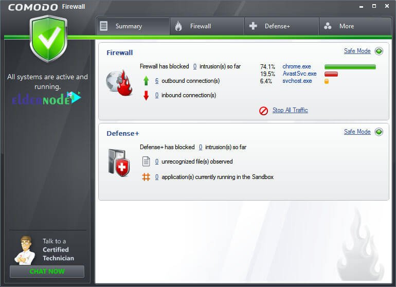 comodo firewall only download