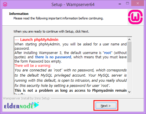 how to install wamp on rdp admin