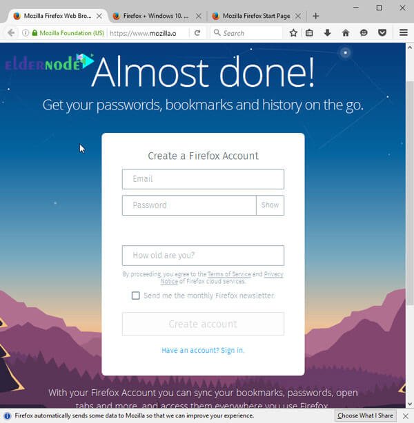 how to run firefox web browser