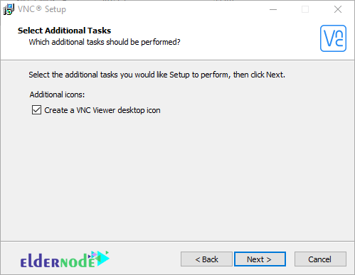 how to select additional tasks in vnc