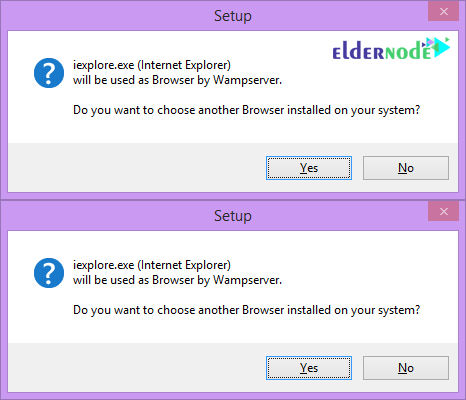 how to select default browser and editor in wamp server