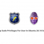 Tutorial Setup Sudo Privileges For User In Ubuntu 20.10 Server