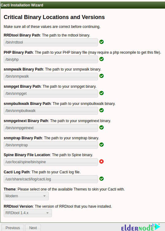 how to verify Critical Binary Locations and Versions