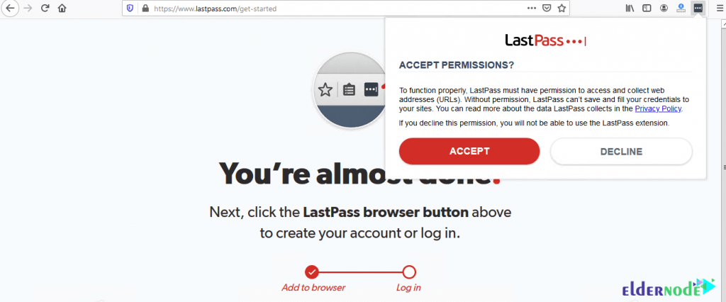 install lastpass firefox extension