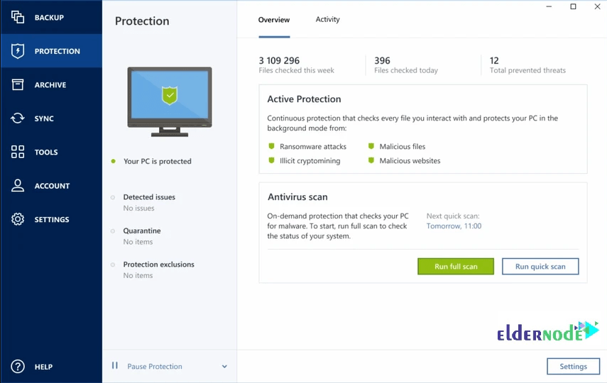 acronis true image backup network linux device