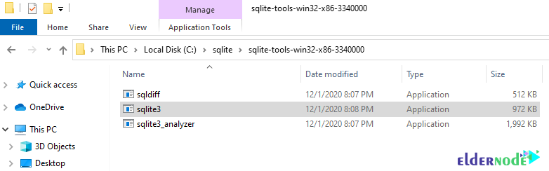 how to install sqlite