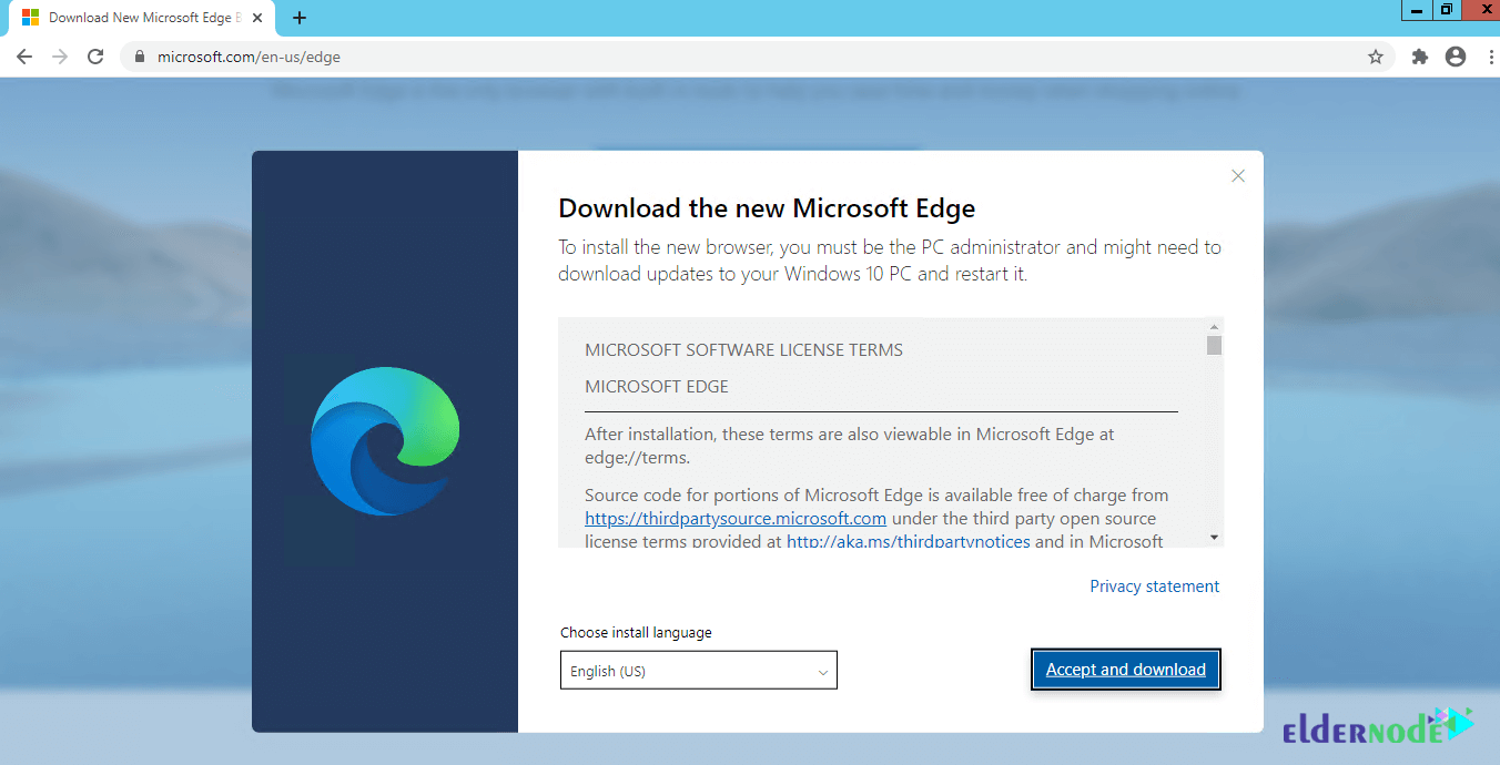 How to Install Edge Browser on Windows RDP 2019 - Eldernode Blog