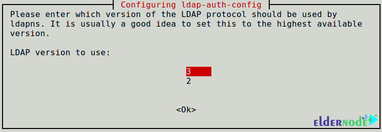 Select LDAP version