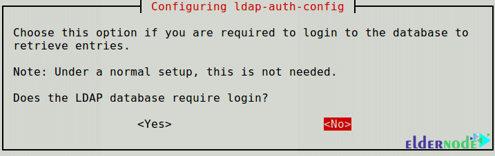 Does the LDAP database require login - Install LDAP Client On Ubuntu