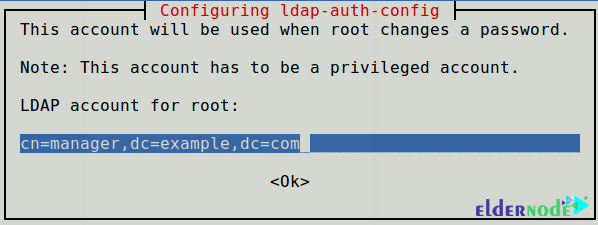 set the LDAP account - Install LDAP Client On Ubuntu 20.04