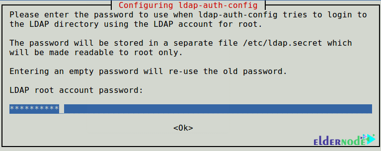 Enter LDAP Root Password